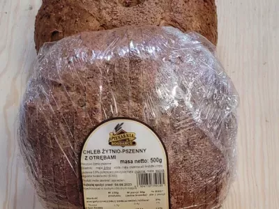 chleb żytnio-pszenny z otrębami